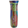 Peacock Fantasy Art Glass Vase
