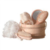Rustic Wooden Bucket Bath Set