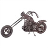 Artistic Metal Motorcycle Sculpture