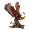 Hunting American Bald Eagle Statue