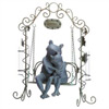 Loving Frogs On Swing
