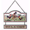 Rooster Welcome Sign