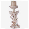 Guardian Angel With Children Candle Holder