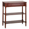 Double Shelf Console Table With Drawer