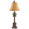 Tropical Palm Tree Lamp With Monkeys