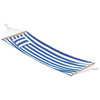 Blue Striped Hammock With Pillow