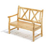Pine Wood Outdoor Bench