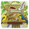 Backyard Birdfeeder Wall Plaque