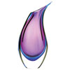 Duo Tone Modern Art Glass Vase