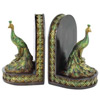 Peacock Bookends