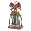 American Bald Eagle On Liberty Bell Figurine
