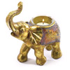 Mosaic Elephant Votive Candle Holder