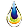 Teardrop Art Glass Sculpture