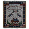 Patriotic Tapestry Throw Blanket